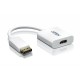 Aten DisplayPort/HDMI DisplayPort Male HDMI Type A female Blanco
